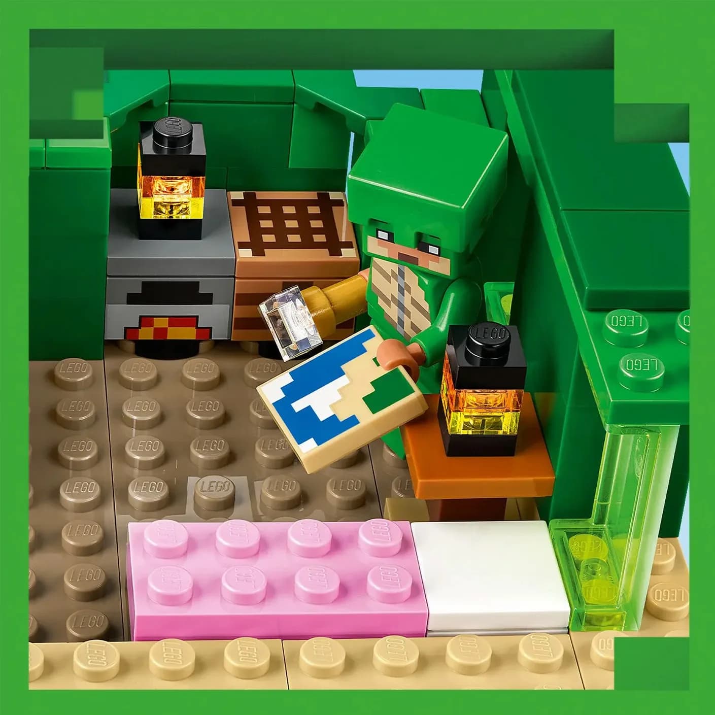 Конструктор Lego Minecraft Пляжный дом 234дет 21254 фото 6 Конструктор Lego Minecraft Пляжный дом 234дет 21254 фото 6