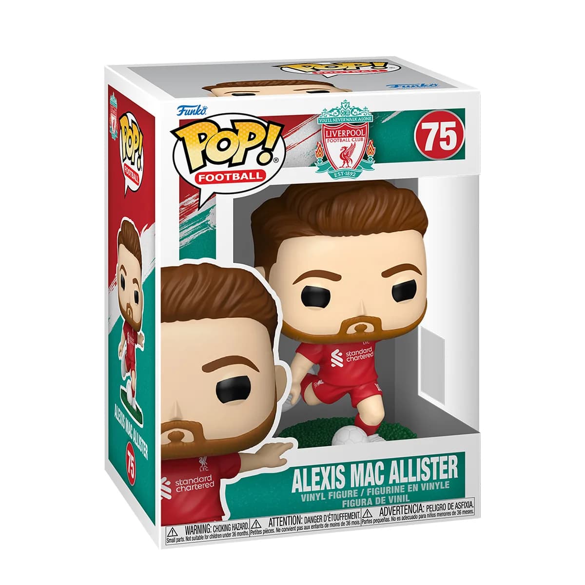Игровая фигурка FUNKO POP! серии Футбол Ливерпуль - Алексис МакАллистер 89366 фото 2 Игровая фигурка FUNKO POP! серии Футбол Ливерпуль - Алексис МакАллистер 89366 фото 2