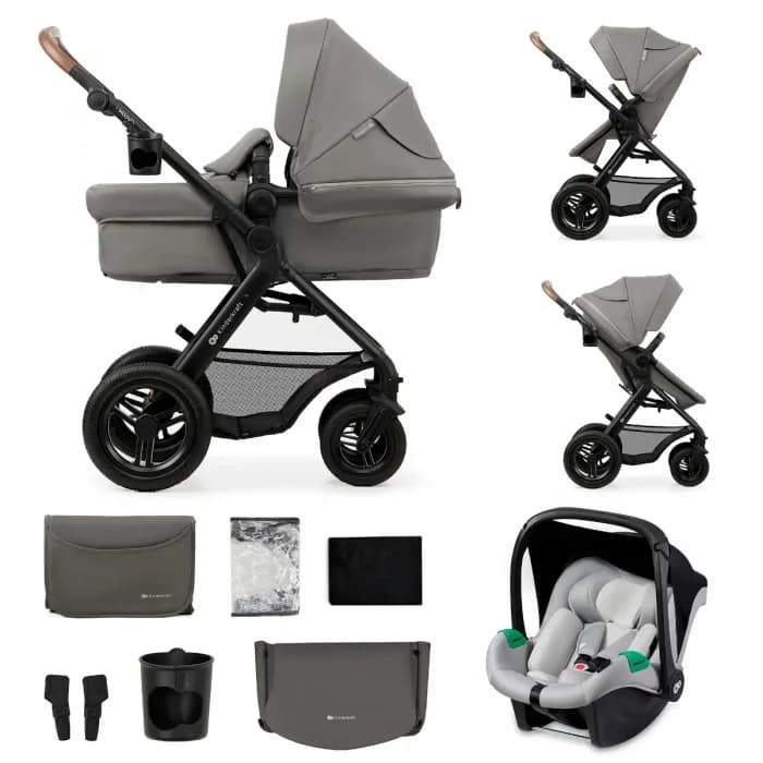 Коляска універсальна 3в1 Kinderkraft Moov 2 Air KSMOOV02LGR3000 Light Gray фото 2 Коляска універсальна 3в1 Kinderkraft Moov 2 Air KSMOOV02LGR3000 Light Gray фото 2