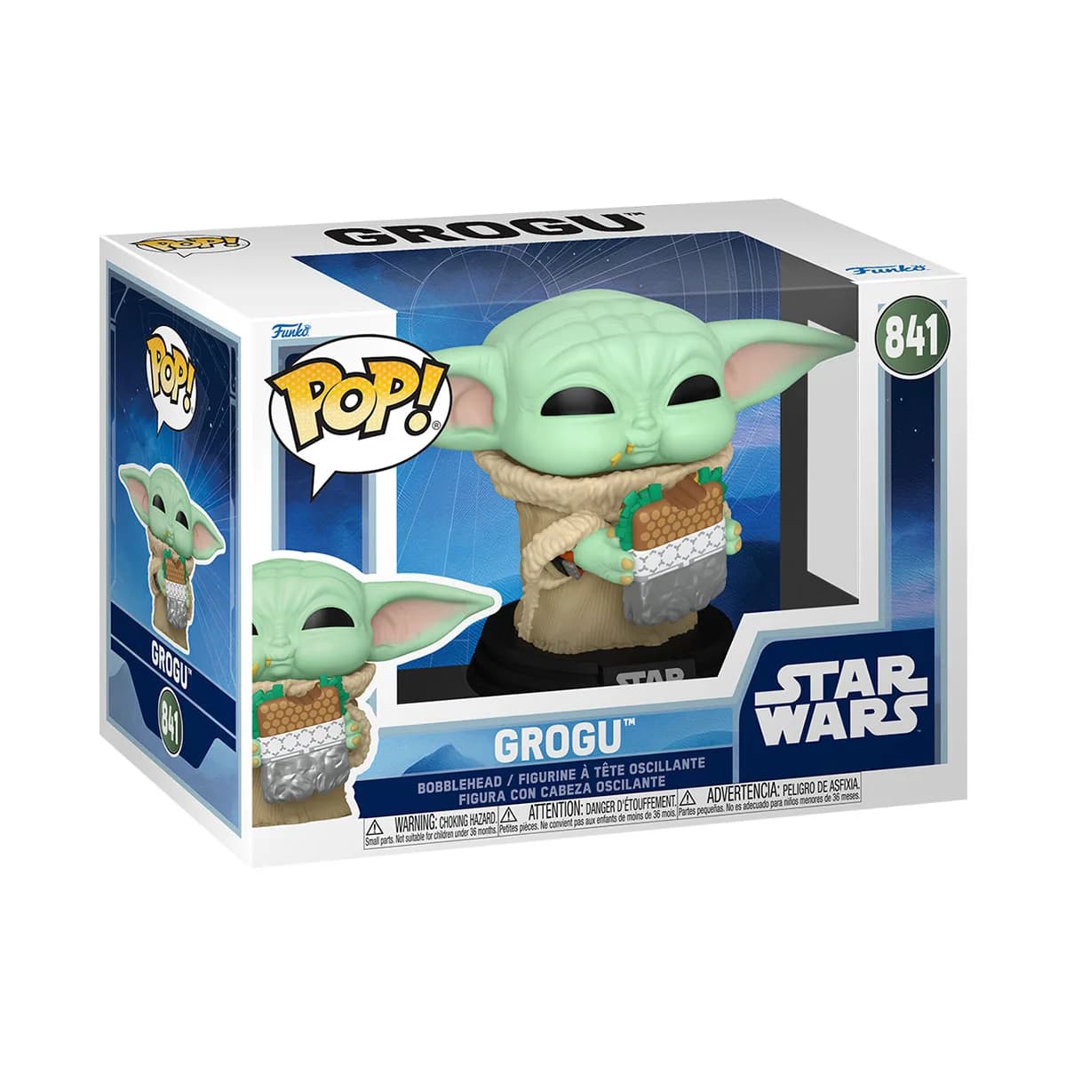 Ігрова фігурка FUNKO POP! cерії Мандалорець - Ґроґу із сендвічем 90821 фото 2 Ігрова фігурка FUNKO POP! cерії Мандалорець - Ґроґу із сендвічем 90821 фото 2