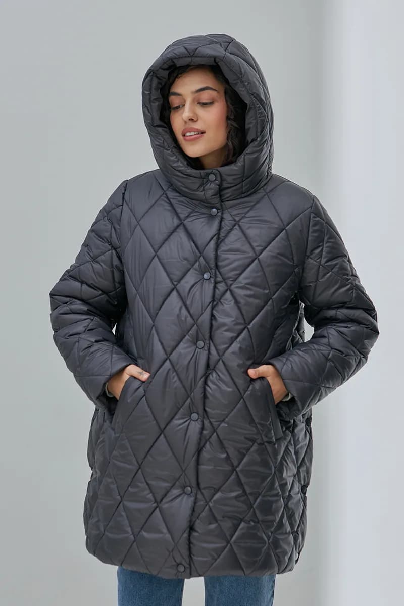 Куртка для вагітних S-XL Юла мама AKARI OW-43.021 -сірий фото 4 Куртка для вагітних S-XL Юла мама AKARI OW-43.021 -сірий фото 4