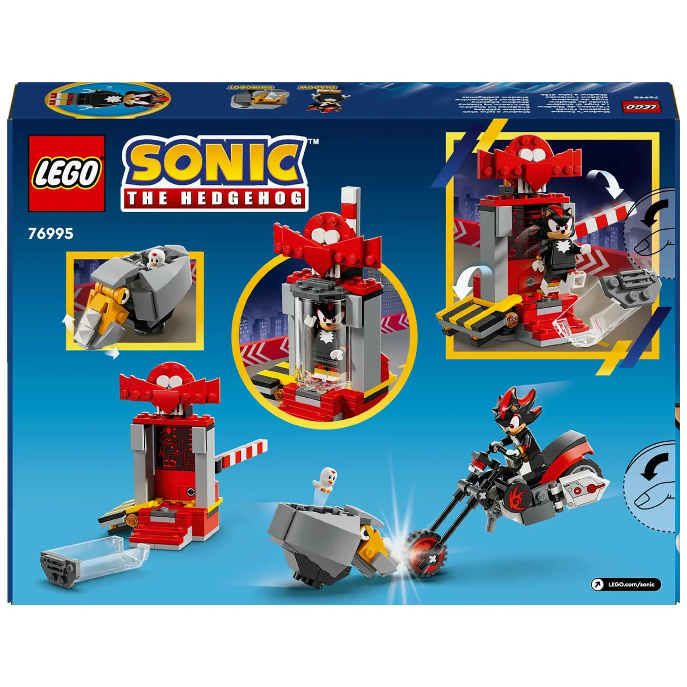 Конструктор Lego Sonic Їжак Шедоу. Втеча 196дет 76995 фото 8 Конструктор Lego Sonic Їжак Шедоу. Втеча 196дет 76995 фото 8