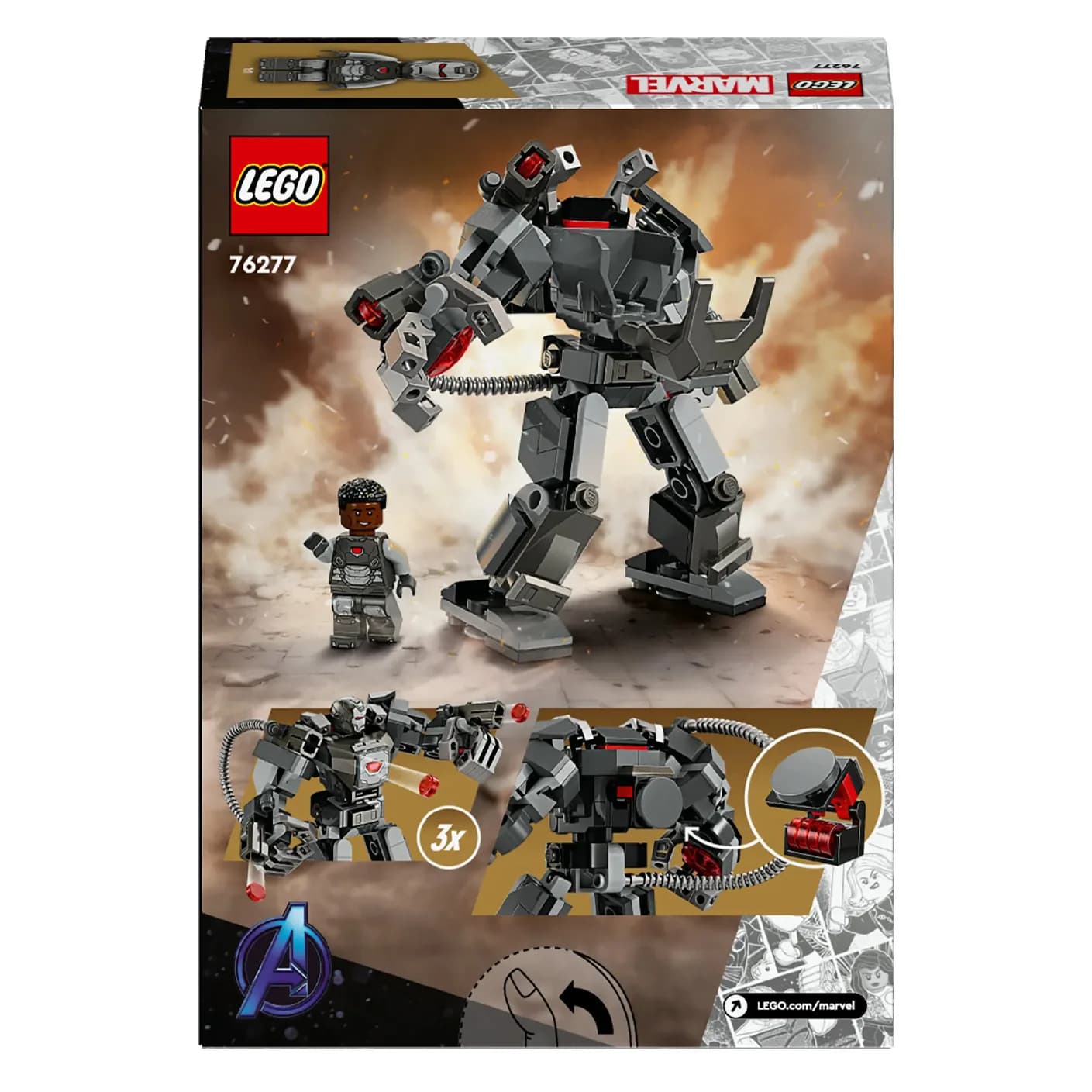 Конструктор Lego Marvel Робот Бойової машини 154дет 76277 фото 9 Конструктор Lego Marvel Робот Бойової машини 154дет 76277 фото 9