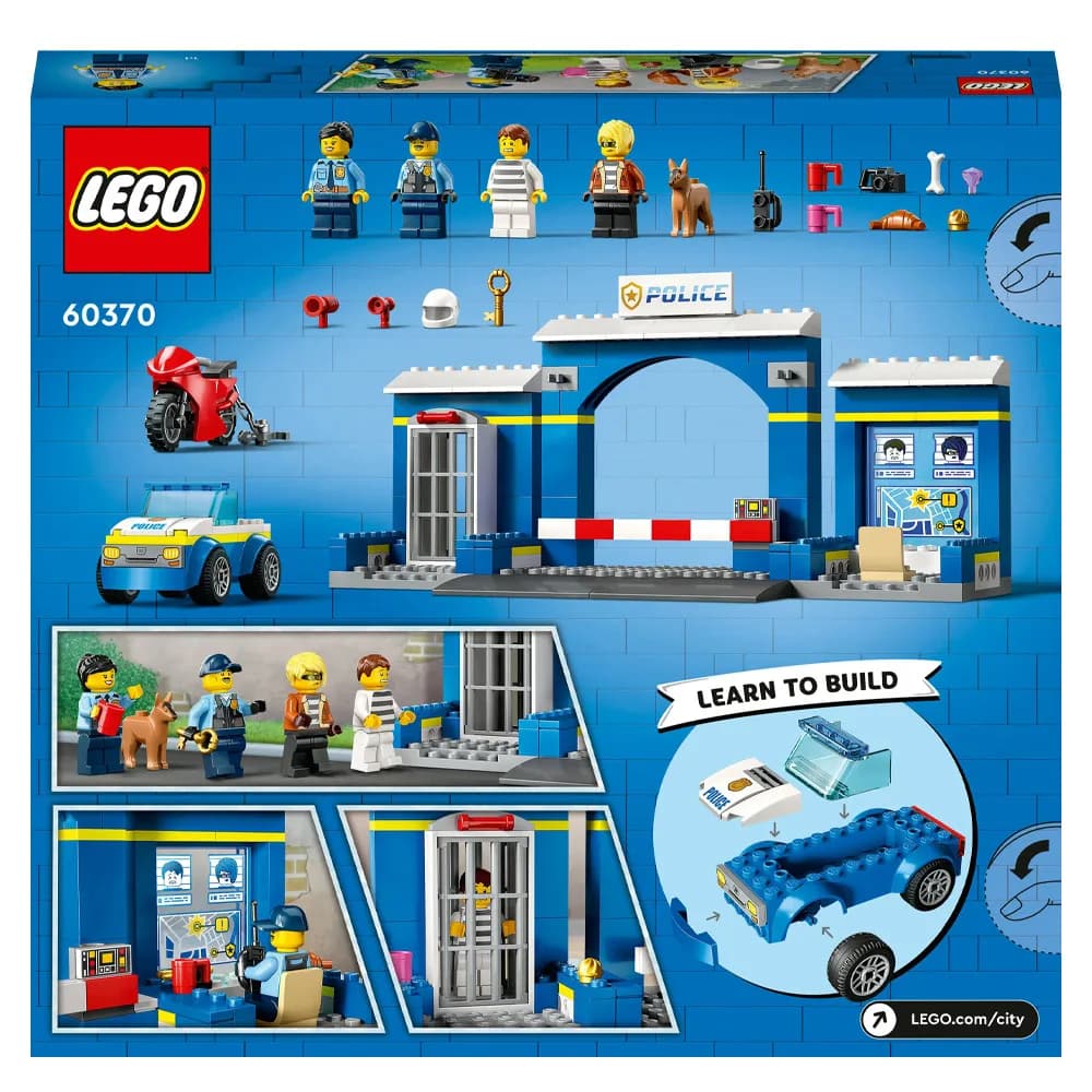 Конструктор LEGO City Преследование на полицейском участке 172дет 60370 фото 9 Конструктор LEGO City Преследование на полицейском участке 172дет 60370 фото 9
