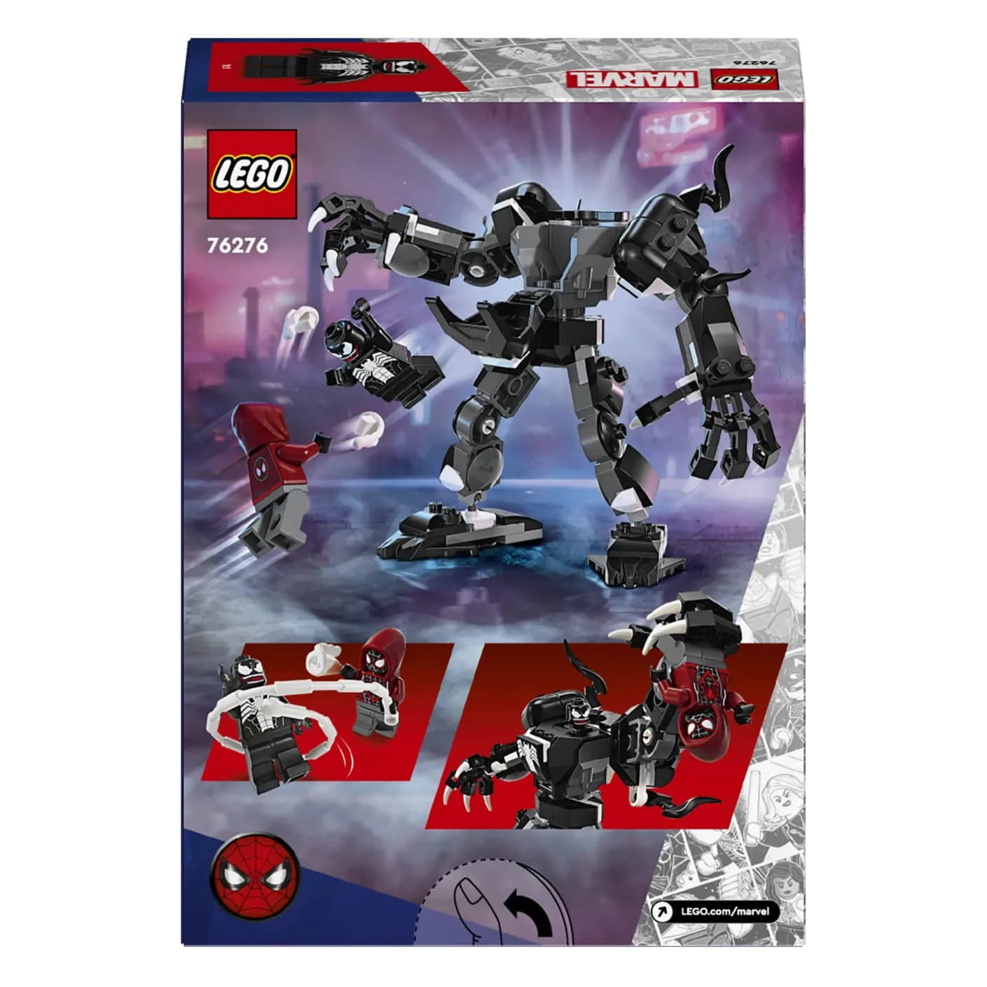 Конструктор Lego Marvel Робот Венома vs. Майлз Моралез 134дет 76276 фото 9 Конструктор Lego Marvel Робот Венома vs. Майлз Моралез 134дет 76276 фото 9