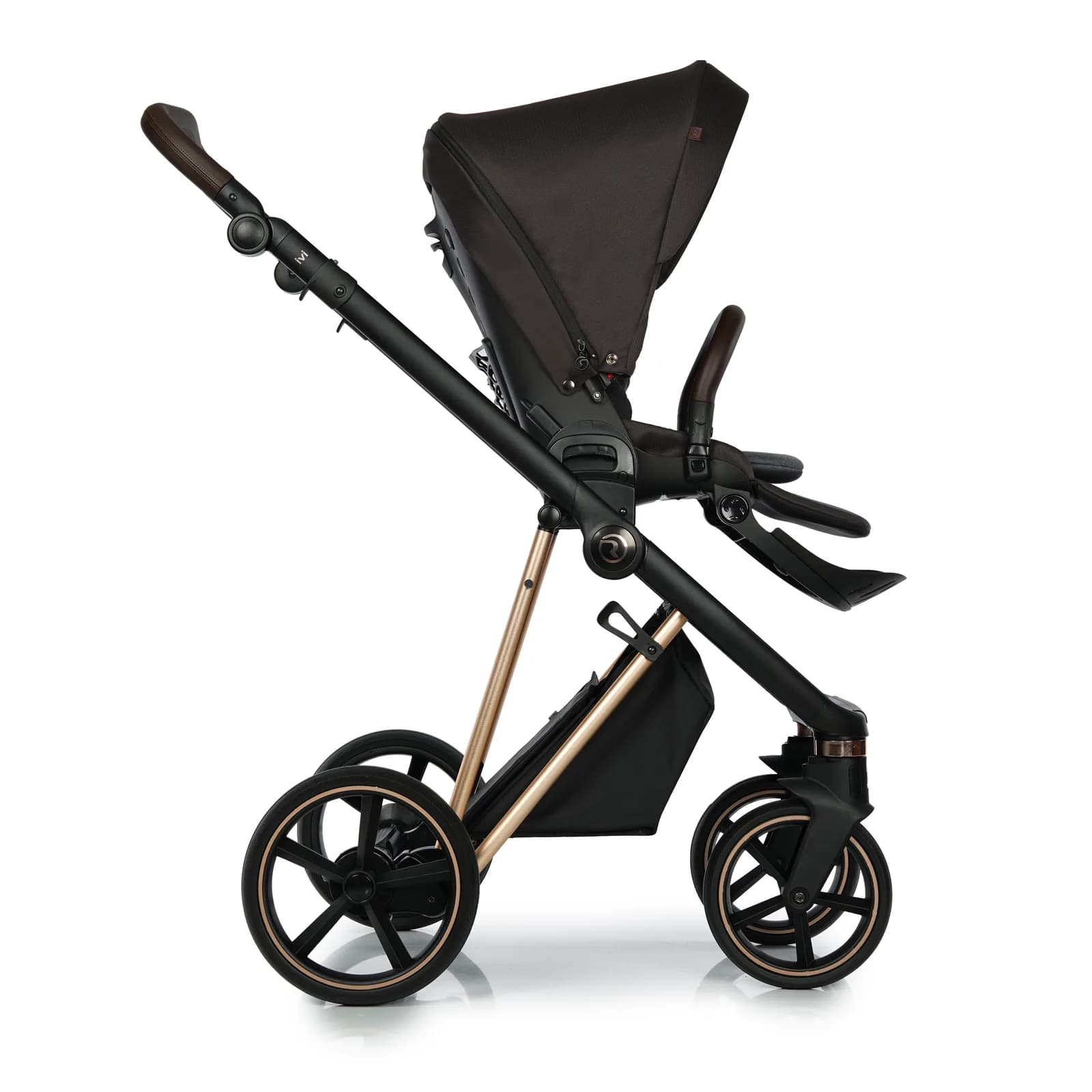 Коляска универсальная 2в1 Roan Ivi 2.0 R-I-CH Choco Rose Gold фото 4 Коляска универсальная 2в1 Roan Ivi 2.0 R-I-CH Choco Rose Gold фото 4