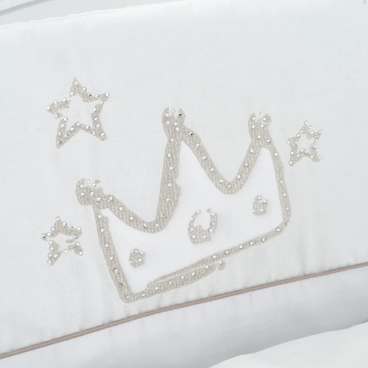 Постільний комплект Twins Romantic Vintage Baby white 7од 4024-R-004 фото 2 Постільний комплект Twins Romantic Vintage Baby white 7од 4024-R-004 фото 2