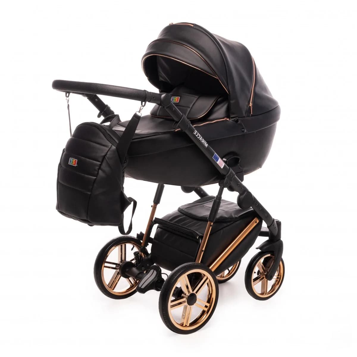 Коляска универсальная 2в1 Broco Miracle black 9023-MCL-01 фото 4 Коляска универсальная 2в1 Broco Miracle black 9023-MCL-01 фото 4