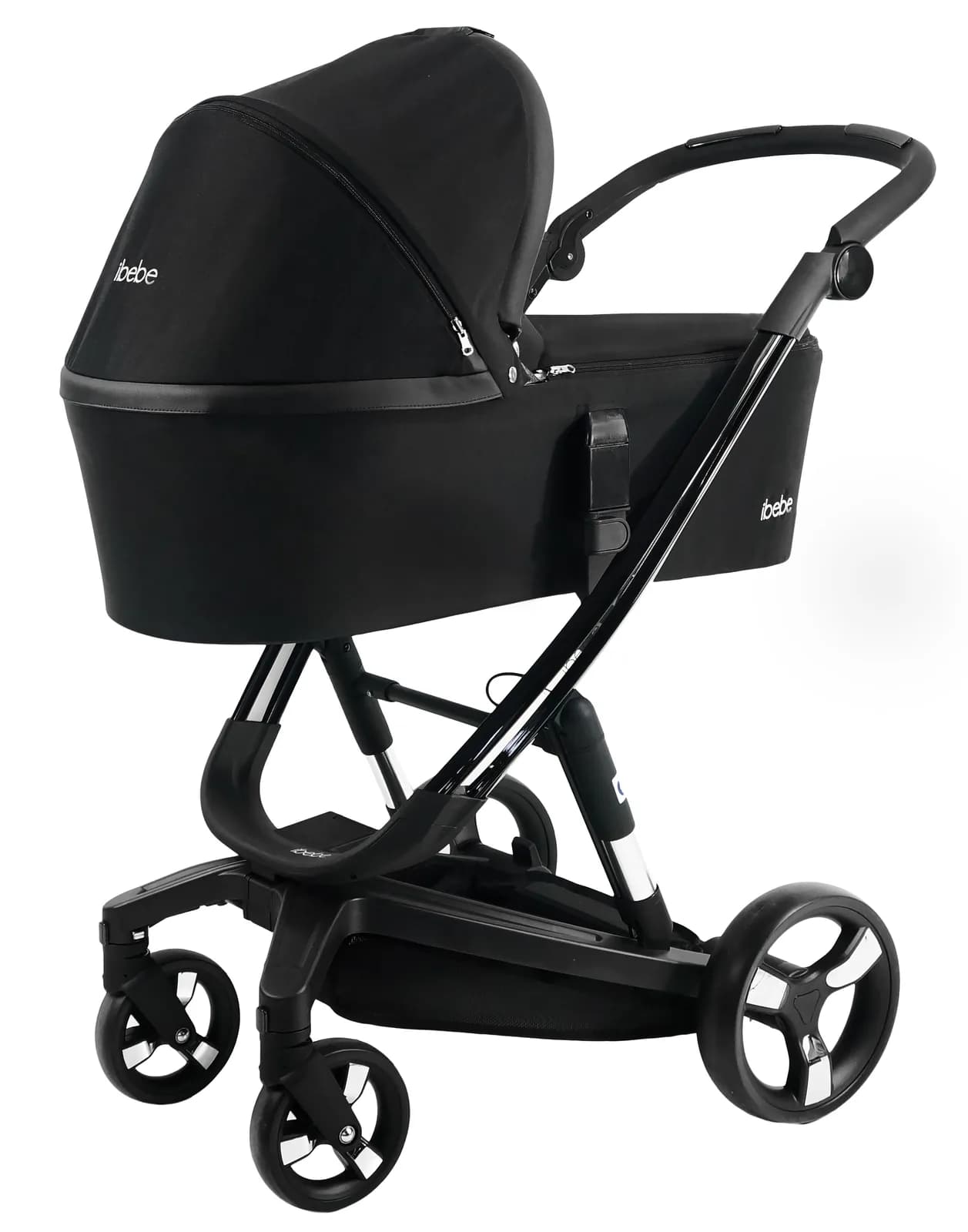 Коляска універсальна 2в1 iBebe i-stop 15 Gloss ib-is-15-gls Black фото 5 Коляска універсальна 2в1 iBebe i-stop 15 Gloss ib-is-15-gls Black фото 5