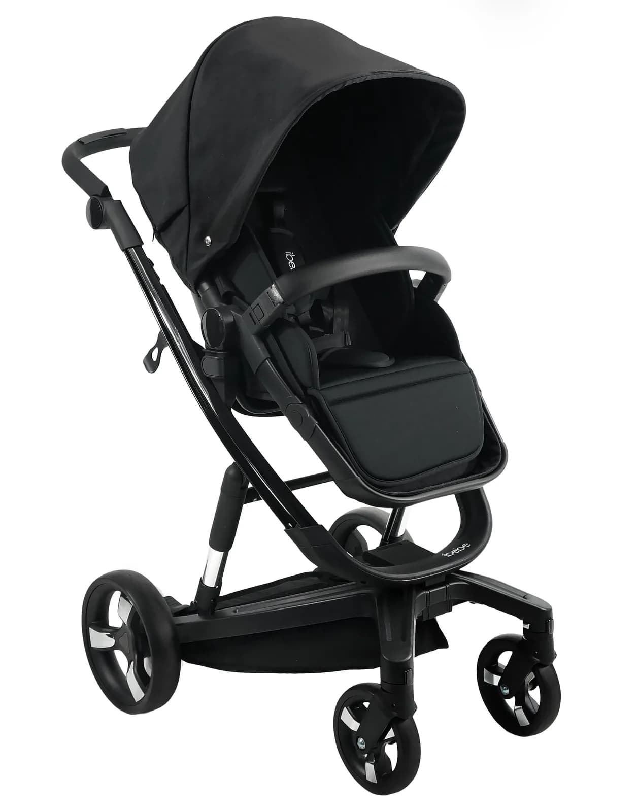 Коляска універсальна 2в1 iBebe i-stop 15 Gloss ib-is-15-gls Black фото 2 Коляска універсальна 2в1 iBebe i-stop 15 Gloss ib-is-15-gls Black фото 2