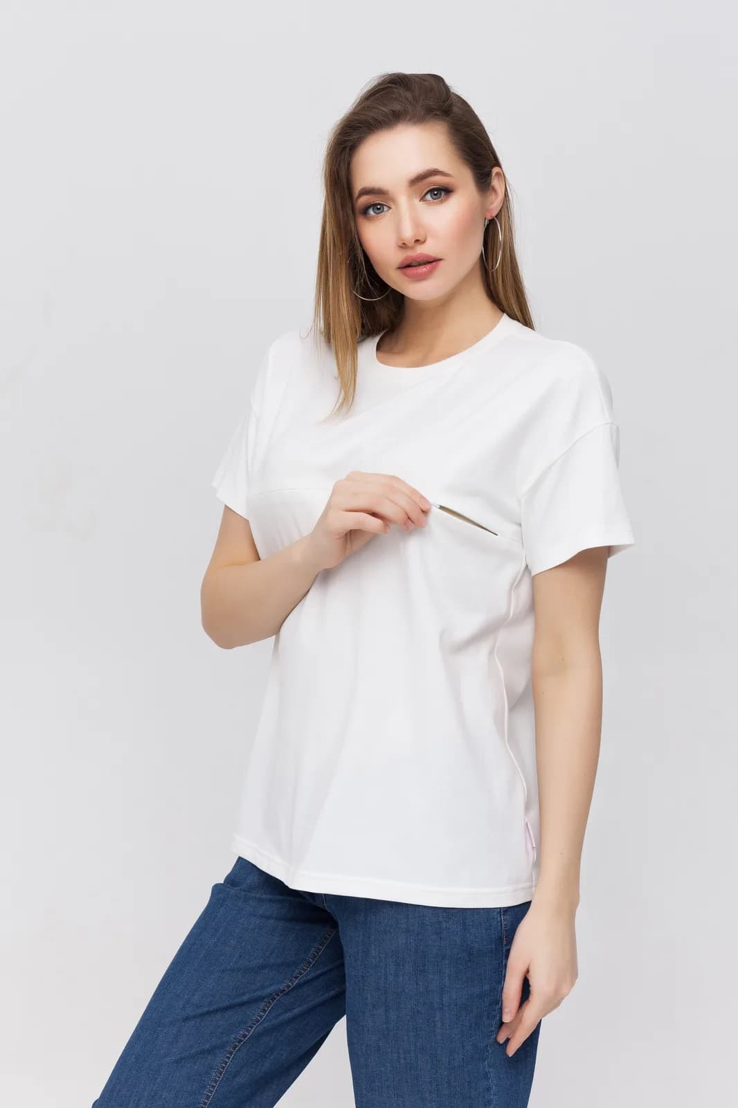 Футболка для беременных и кормления L-XL Юла мама GOLDIE NR-21.062 фото 3 Футболка для беременных и кормления L-XL Юла мама GOLDIE NR-21.062 фото 3