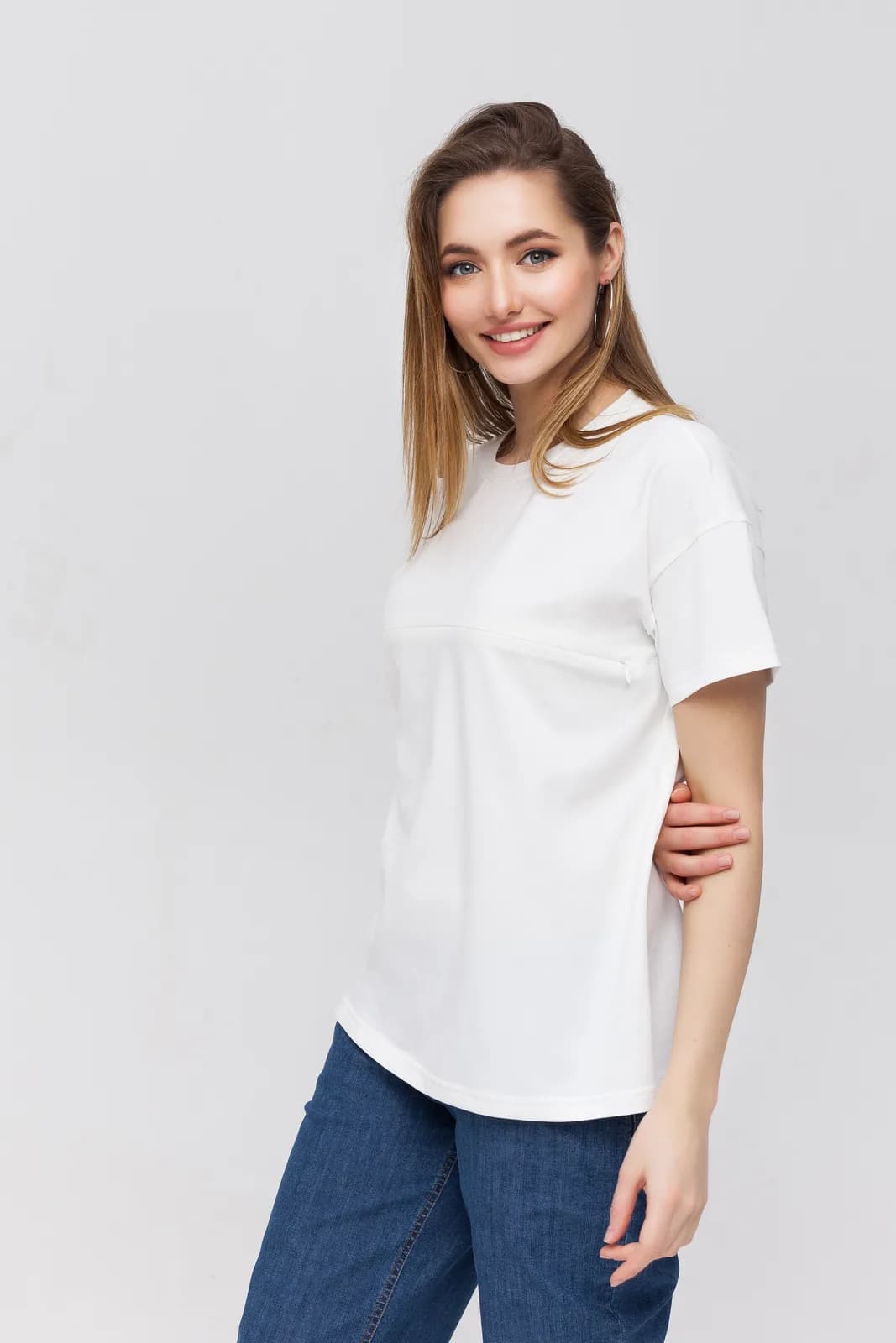 Футболка для беременных и кормления L-XL Юла мама GOLDIE NR-21.062 фото 4 Футболка для беременных и кормления L-XL Юла мама GOLDIE NR-21.062 фото 4
