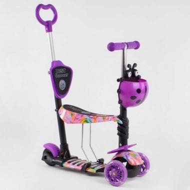 Самокат Best Scooter 3-х колесный с ручкой 5в1 20155 Самокат Best Scooter 3-х колесный с ручкой 5в1 20155