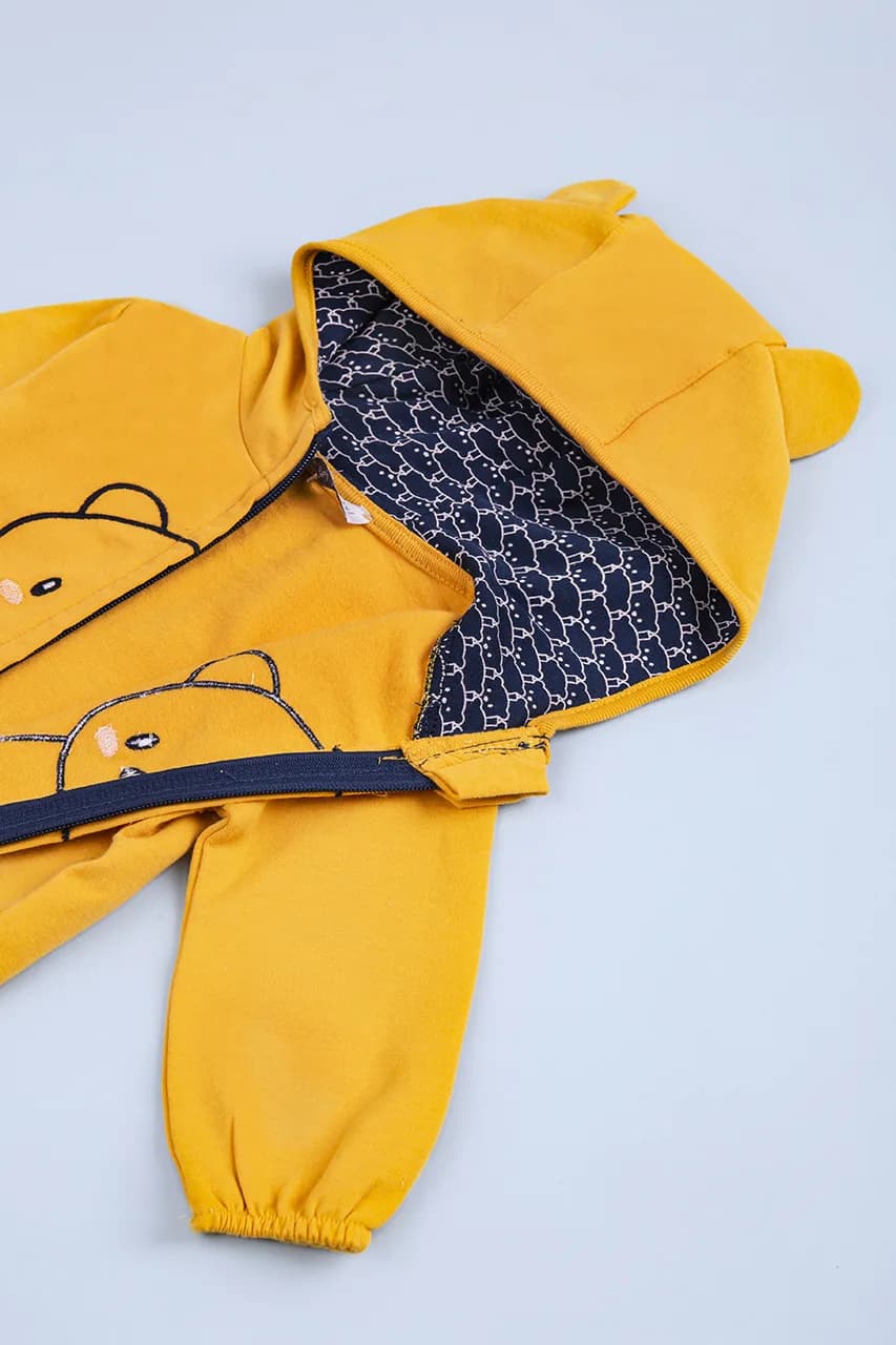 Кофта для новонароджених 62-80 For my baby 23701 -жовтий фото 3 Кофта для новонароджених 62-80 For my baby 23701 -жовтий фото 3