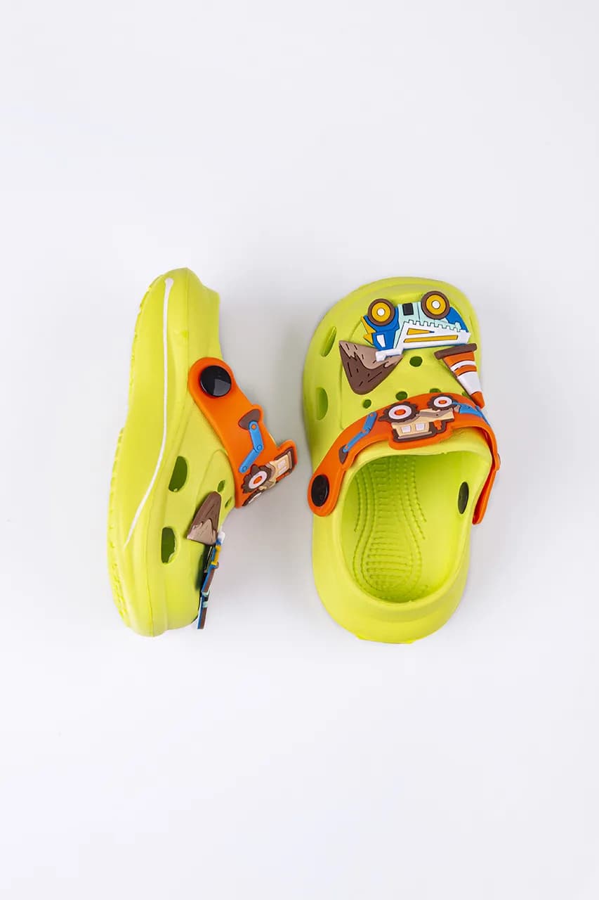 Кроксы мальчик bbt.kids A9105-1/А98 салатовый фото 2 Кроксы мальчик bbt.kids A9105-1/А98 салатовый фото 2