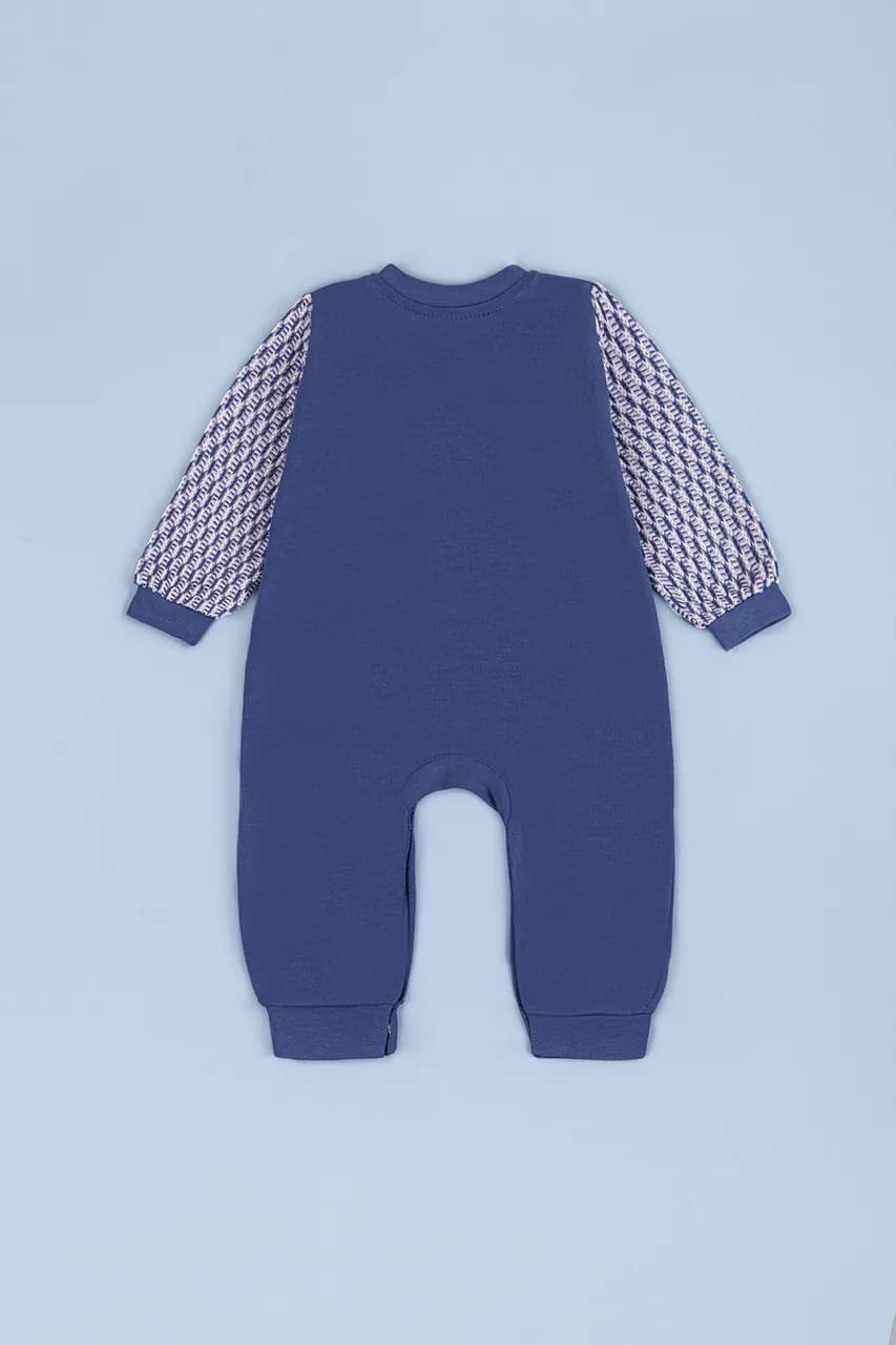 Комбінезон для дітей 50-80 For my baby 23409 -синій фото 4 Комбінезон для дітей 50-80 For my baby 23409 -синій фото 4
