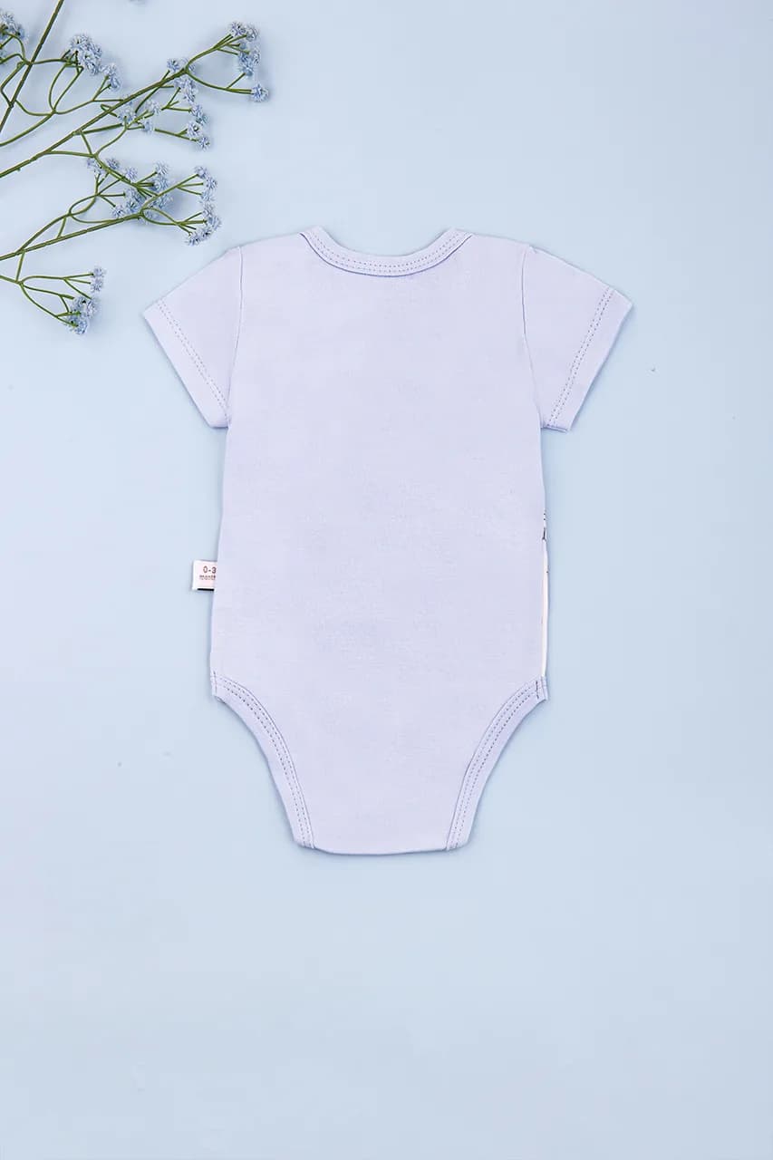 Боді для новонародженого 0-12 Veo Baby Ofk11836- блакитний фото 3 Боді для новонародженого 0-12 Veo Baby Ofk11836- блакитний фото 3