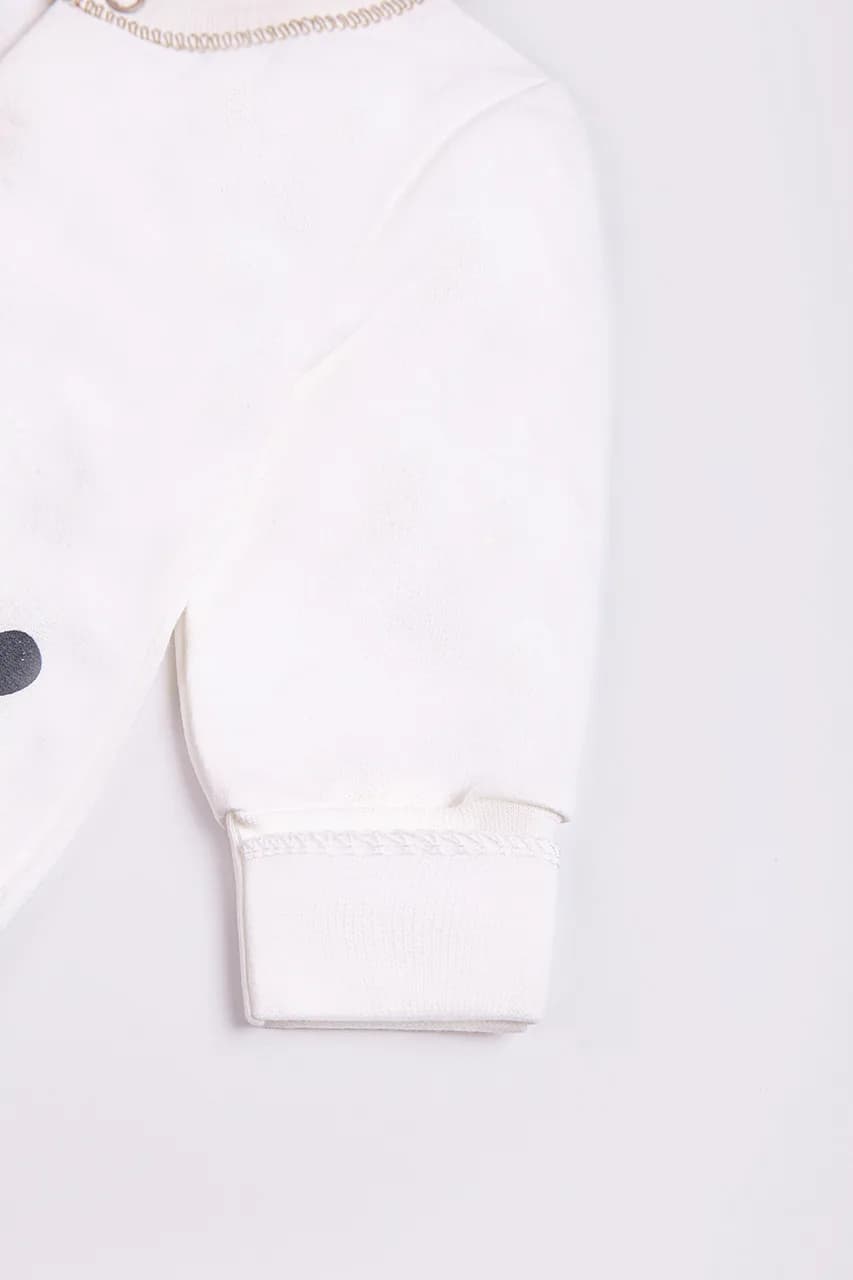Комбинезон для новорожденного Minikin "Нappy baby" 2428601 -молочный фото 3 Комбинезон для новорожденного Minikin "Нappy baby" 2428601 -молочный фото 3