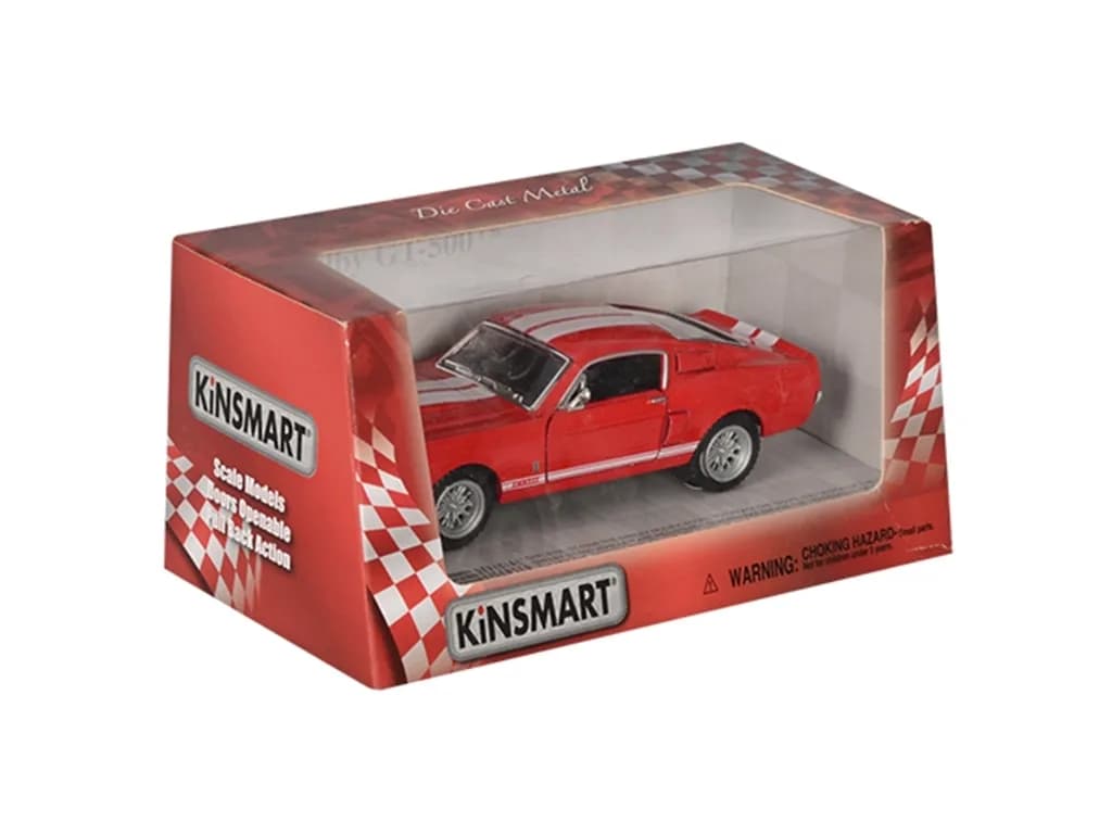 Машина Kinsmart Shelby GT-500 1:38 KT5372W фото 2 Машина Kinsmart Shelby GT-500 1:38 KT5372W фото 2
