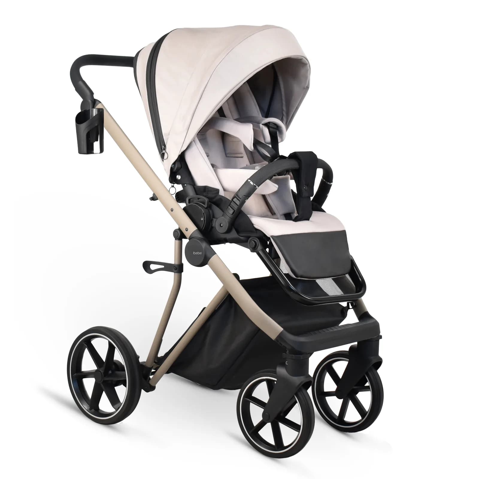 Коляска універсальна 2в1 iBebe Next 2 ib-N2-BE Beige фото 2 Коляска універсальна 2в1 iBebe Next 2 ib-N2-BE Beige фото 2