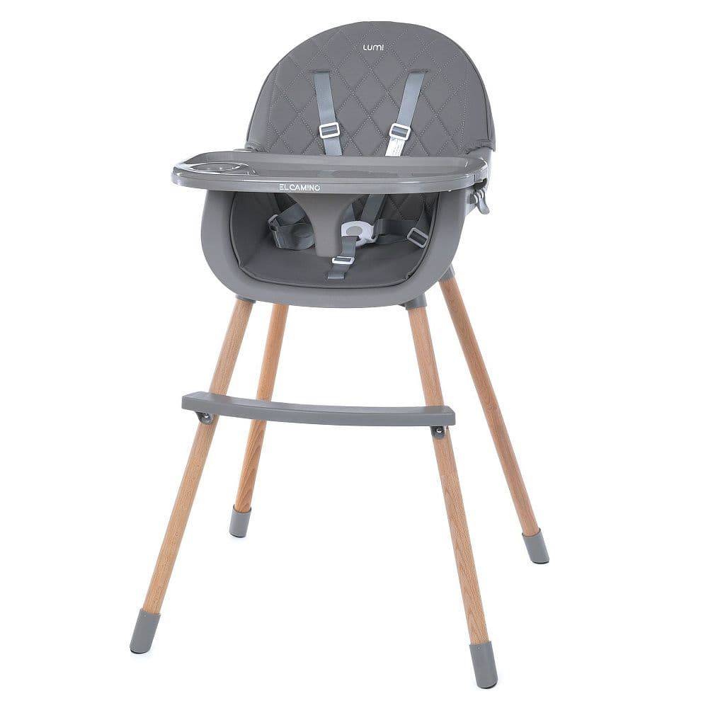 Стульчик для кормления El Camino Lumi ME 1111 Gray Стульчик для кормления El Camino Lumi ME 1111 Gray