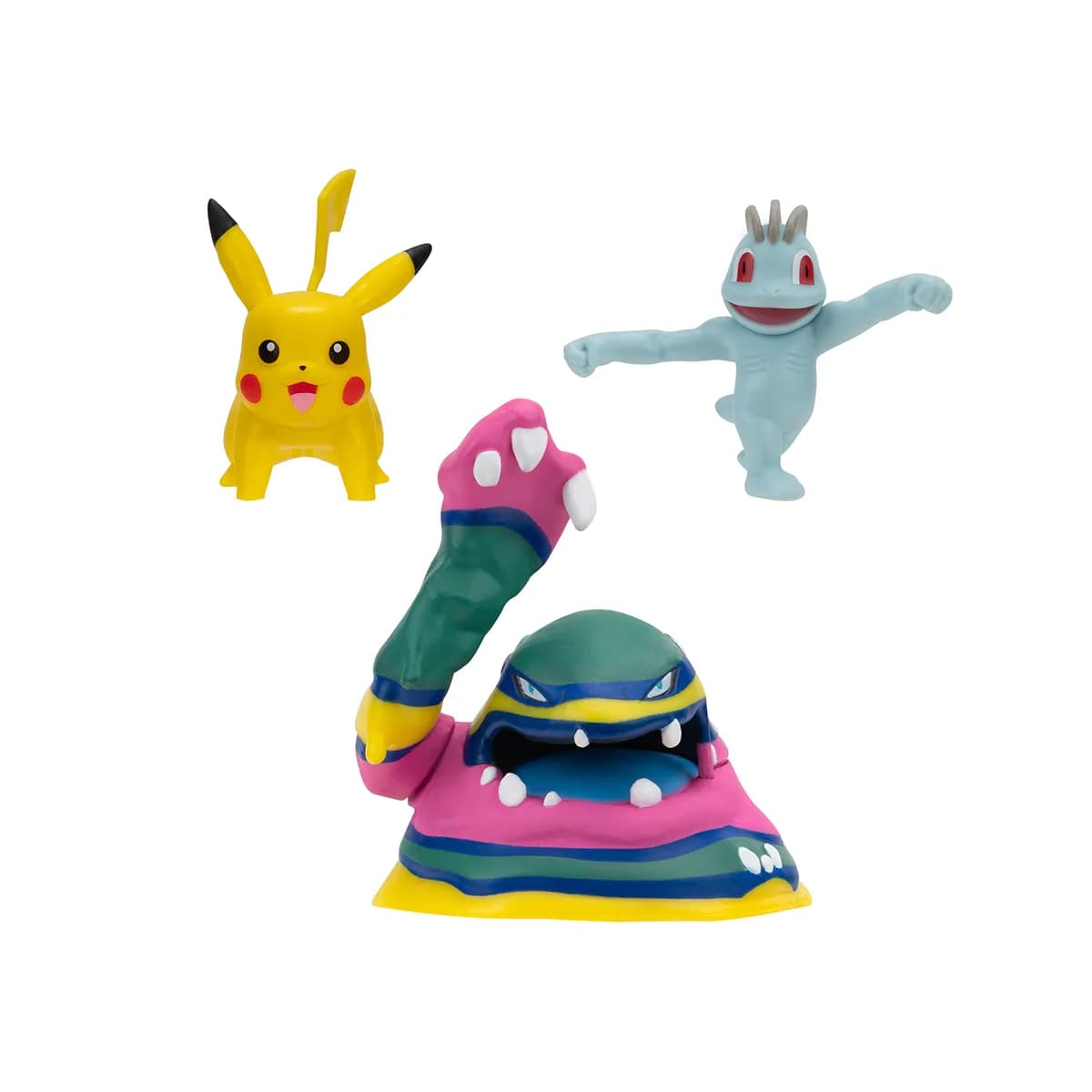 Ігровий набір фігурок Pokemon W19 Мачоп, Пікачу, Алола Мака PKW3597 фото 2 Ігровий набір фігурок Pokemon W19 Мачоп, Пікачу, Алола Мака PKW3597 фото 2