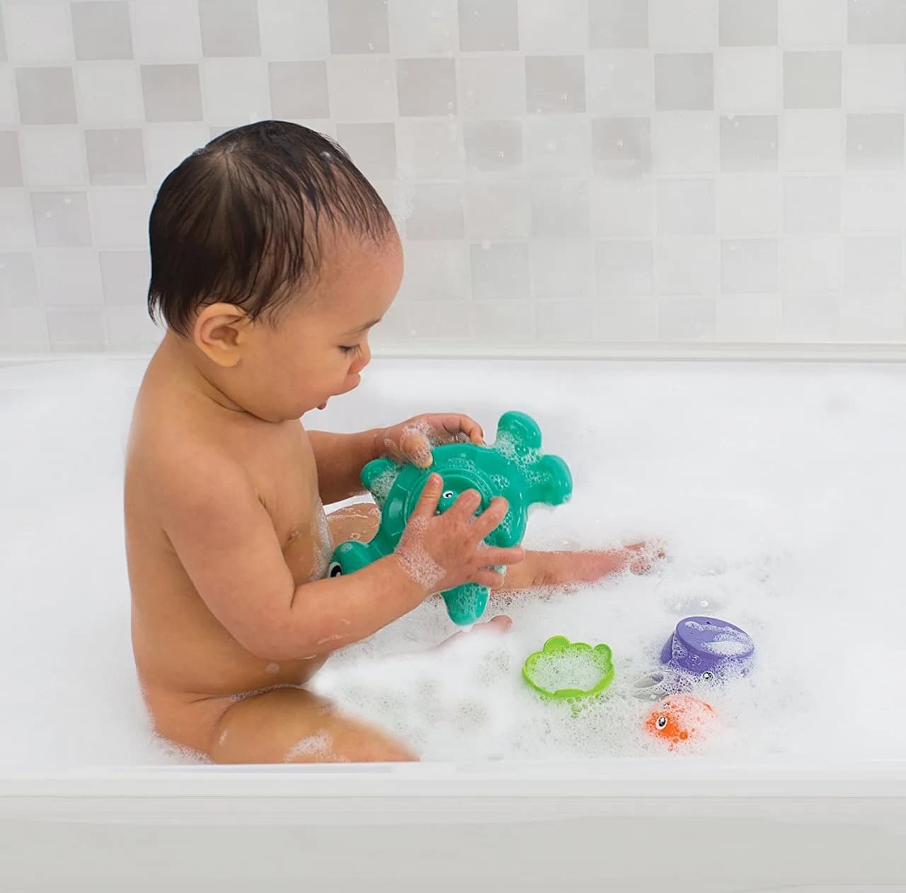 Игрушка для купания Playgro Черепашка с друзьями 0184961 фото 3 Игрушка для купания Playgro Черепашка с друзьями 0184961 фото 3