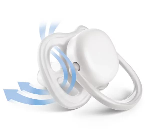 Пустышка Avent Ultra-Air д/д 6-18м 2шт SCF085/04 фото 3 Пустышка Avent Ultra-Air д/д 6-18м 2шт SCF085/04 фото 3