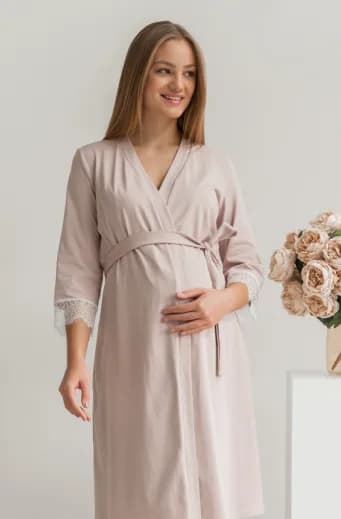 Халат для беременных S-XL Юла мама SATI NW-4.8.2 фото 2 Халат для беременных S-XL Юла мама SATI NW-4.8.2 фото 2