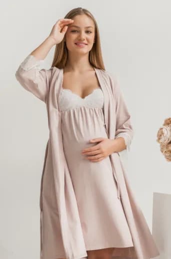 Халат для беременных S-XL Юла мама SATI NW-4.8.2 фото 3 Халат для беременных S-XL Юла мама SATI NW-4.8.2 фото 3