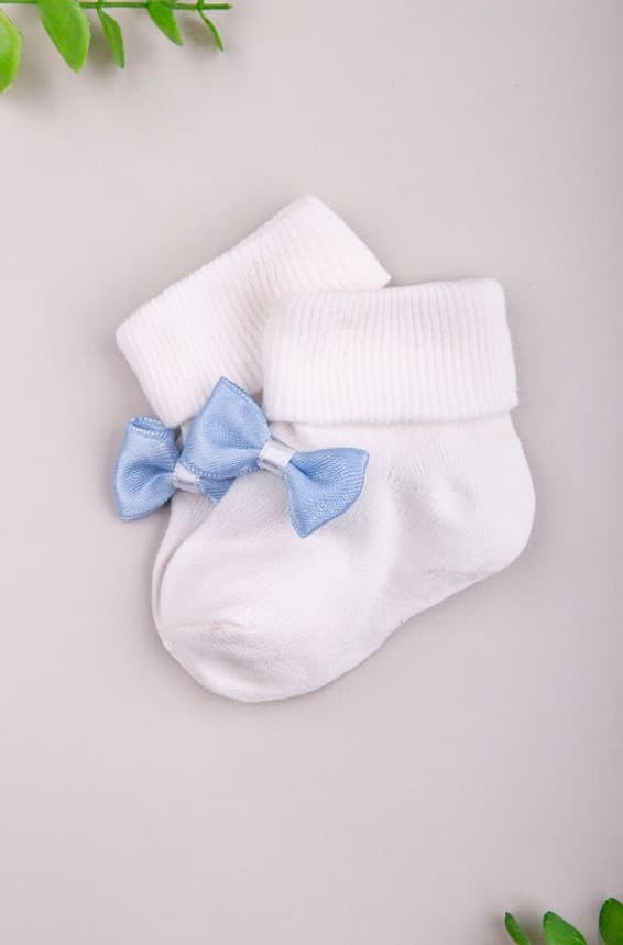 Шкарпетки Bi baby 68190-Молочний/блакитний Шкарпетки Bi baby 68190-Молочний/блакитний