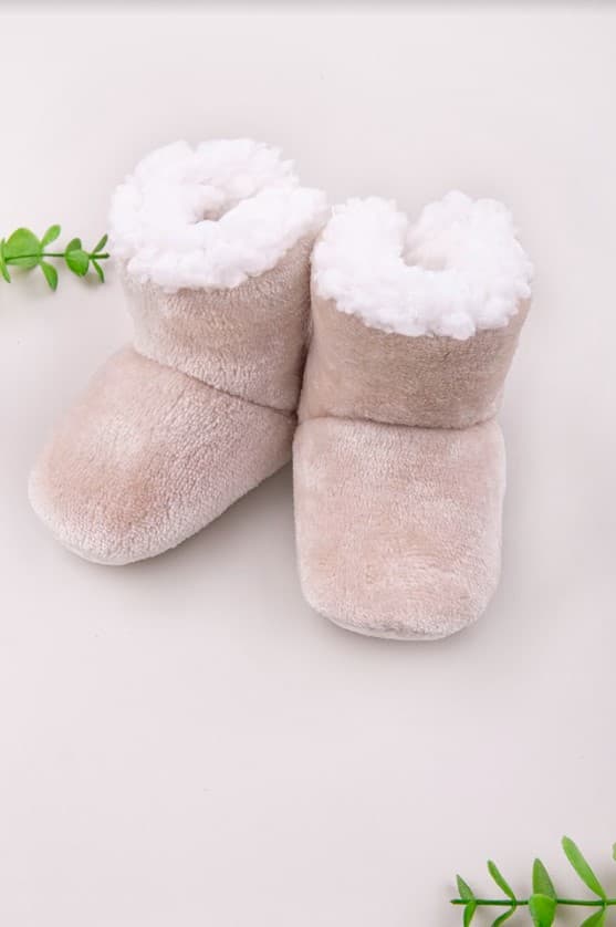 Пинетки 0-6 Panduf baby 1503 -бежевый Пинетки 0-6 Panduf baby 1503 -бежевый