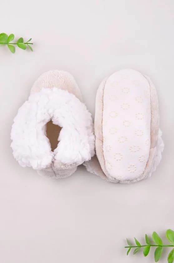 Пинетки 0-6 Panduf baby 1503 -бежевый фото 2 Пинетки 0-6 Panduf baby 1503 -бежевый фото 2