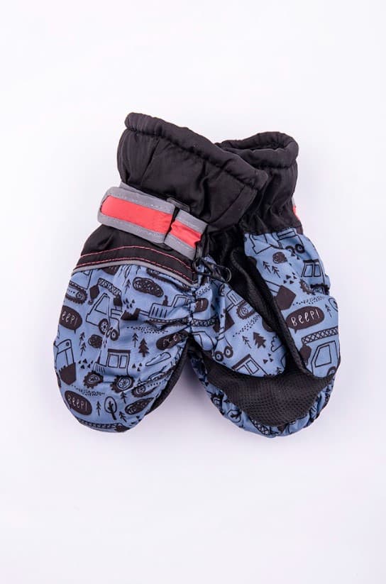 Рукавицы 4-6 YO! REN-0219C-синий Рукавицы 4-6 YO! REN-0219C-синий