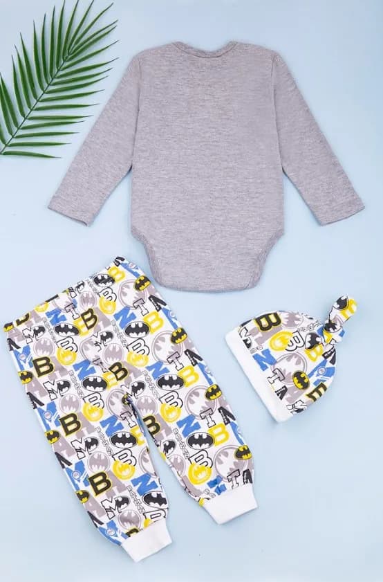 Комплект (боди+штаны+шапочка) 62-86 Disney Batman BM16406 фото 4 Комплект (боди+штаны+шапочка) 62-86 Disney Batman BM16406 фото 4