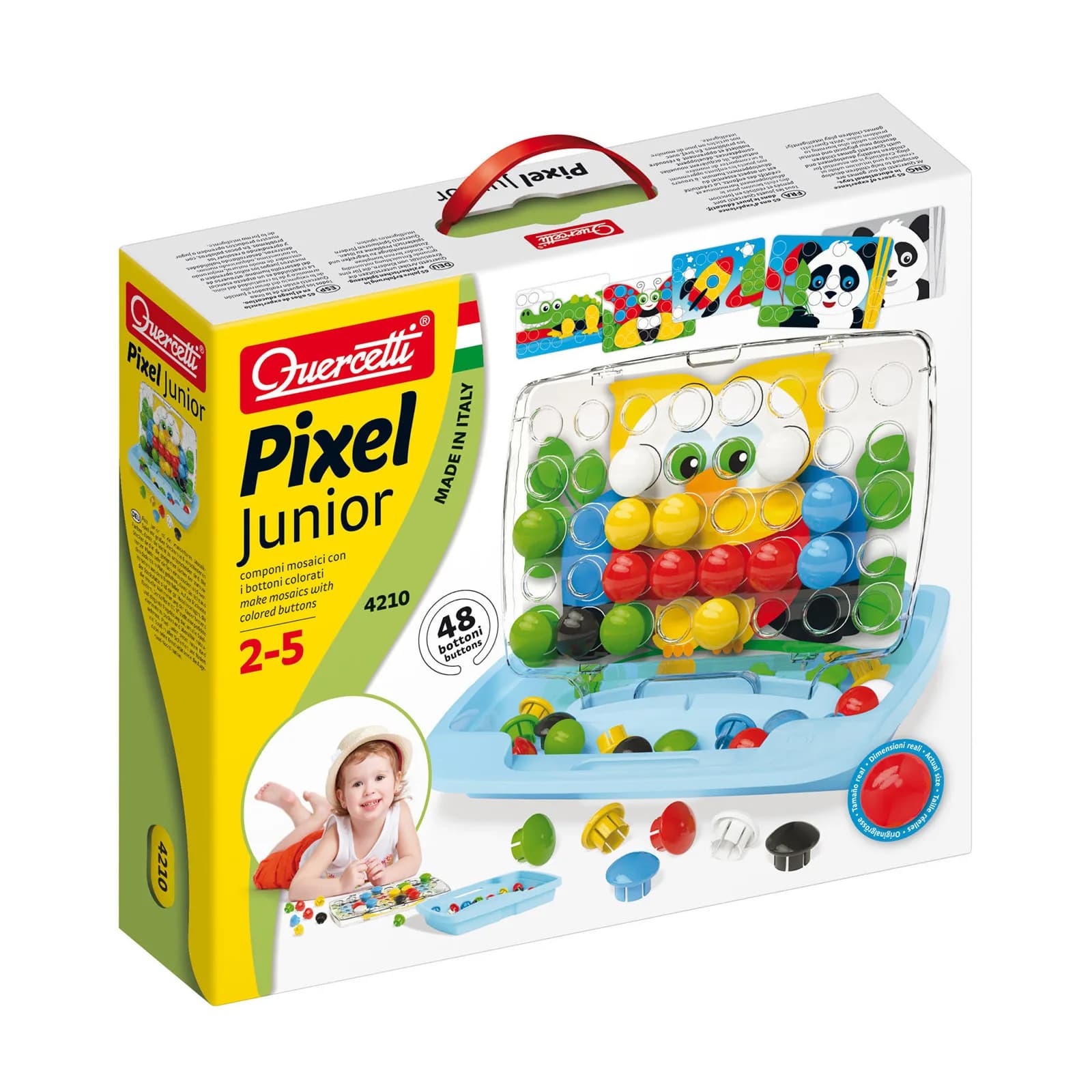 Мозаїка Quercetti 48ел 4210-Q фото 2 Мозаїка Quercetti 48ел 4210-Q фото 2
