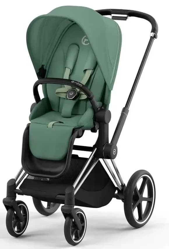 Коляска универсальная 3в1 Cybex Priam 4.0 Leaf Green/Chrome Black/Cloud T i-Size 510129-08/2 фото 3 Коляска универсальная 3в1 Cybex Priam 4.0 Leaf Green/Chrome Black/Cloud T i-Size 510129-08/2 фото 3