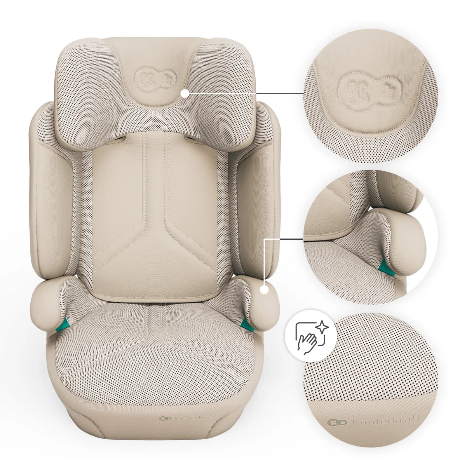 Автокрісло Kinderkraft Xpand 2 PRO i-Size KCXPPR02BEG0000 Beige фото 4 Автокрісло Kinderkraft Xpand 2 PRO i-Size KCXPPR02BEG0000 Beige фото 4