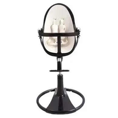 Стульчик для кормления Bloom Fresco Noir + набор вкладышей Bloom Fresco coconut white E10535-BB\E10516-CWL фото 2 Стульчик для кормления Bloom Fresco Noir + набор вкладышей Bloom Fresco coconut white E10535-BB\E10516-CWL фото 2