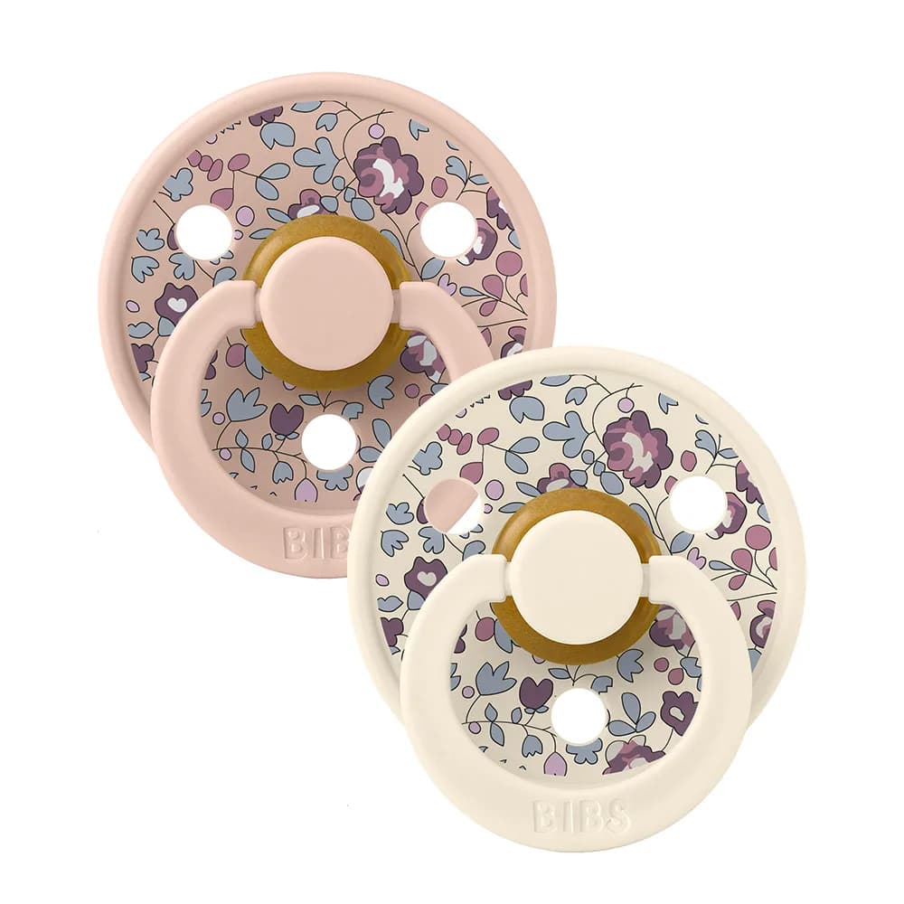 Пустышка латексная BIBS Liberty Pacifier Colour 6-18м 2шт 12011102 фото 2 Пустышка латексная BIBS Liberty Pacifier Colour 6-18м 2шт 12011102 фото 2