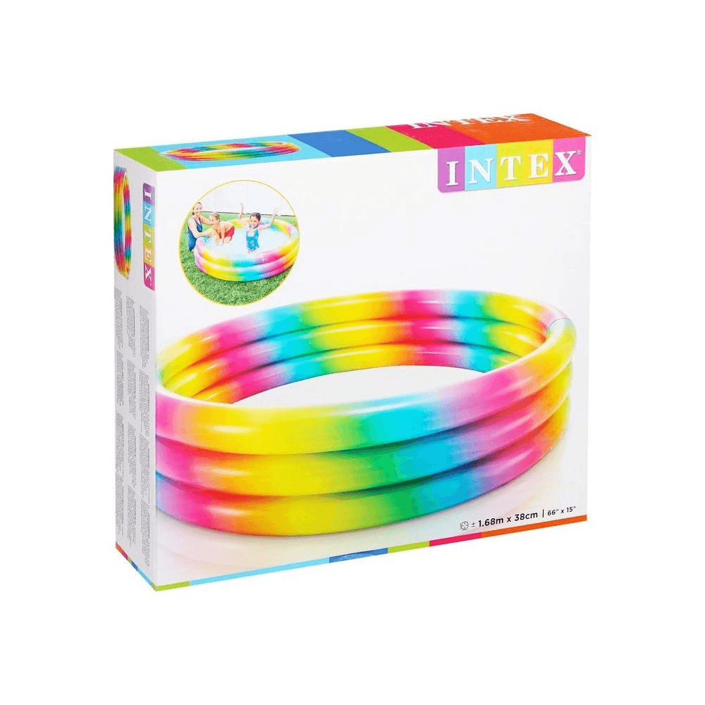 Басейн Квадратики 3 секції 168*41см Intex 58449 Басейн Квадратики 3 секції 168*41см Intex 58449