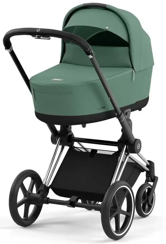 Коляска универсальная 3в1 Cybex Priam 4.0 Leaf Green/Chrome Black/Cloud T i-Size 510129-08/2 фото 2 Коляска универсальная 3в1 Cybex Priam 4.0 Leaf Green/Chrome Black/Cloud T i-Size 510129-08/2 фото 2