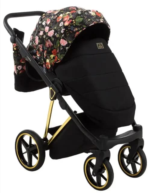 Коляска универсальная 2в1 Adamex Porto Special Edition Gold Flowers-1 625663 фото 3 Коляска универсальная 2в1 Adamex Porto Special Edition Gold Flowers-1 625663 фото 3