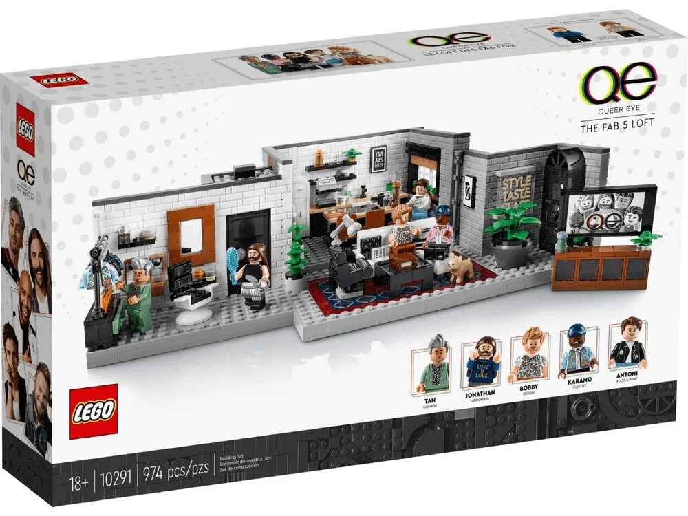 Конструктор Lego Creator Queer Eye - The Fab 5 Loft 974дет 10291 Конструктор Lego Creator Queer Eye - The Fab 5 Loft 974дет 10291