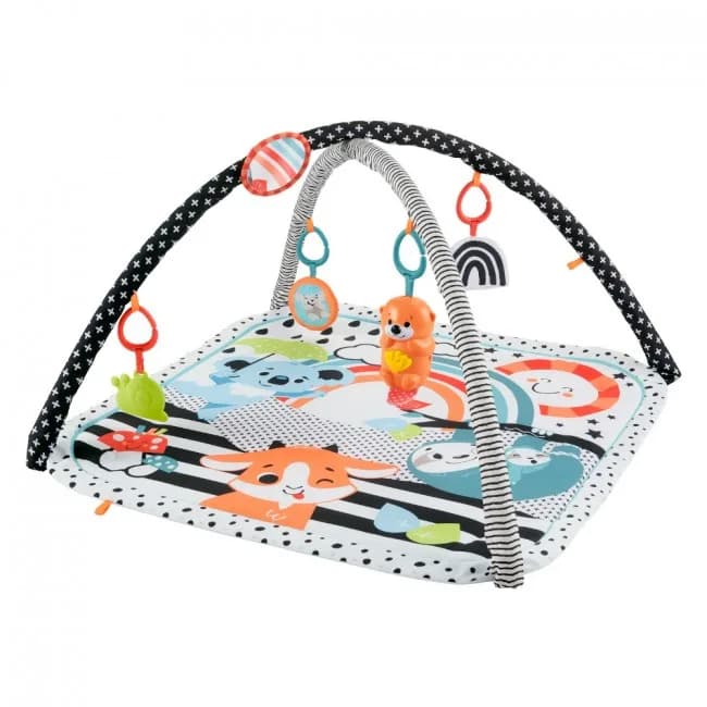 Коврик игровой с дугами Fisher-price 3в1 Веселые развлечения HBP41 фото 5 Коврик игровой с дугами Fisher-price 3в1 Веселые развлечения HBP41 фото 5