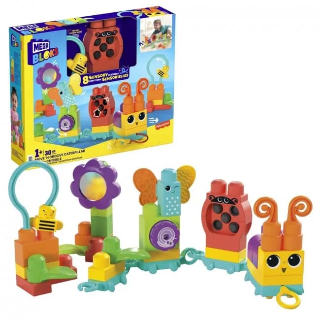 Конструктор MEGA BLOKS Гусениця 30дет HKN44 фото 5 Конструктор MEGA BLOKS Гусениця 30дет HKN44 фото 5