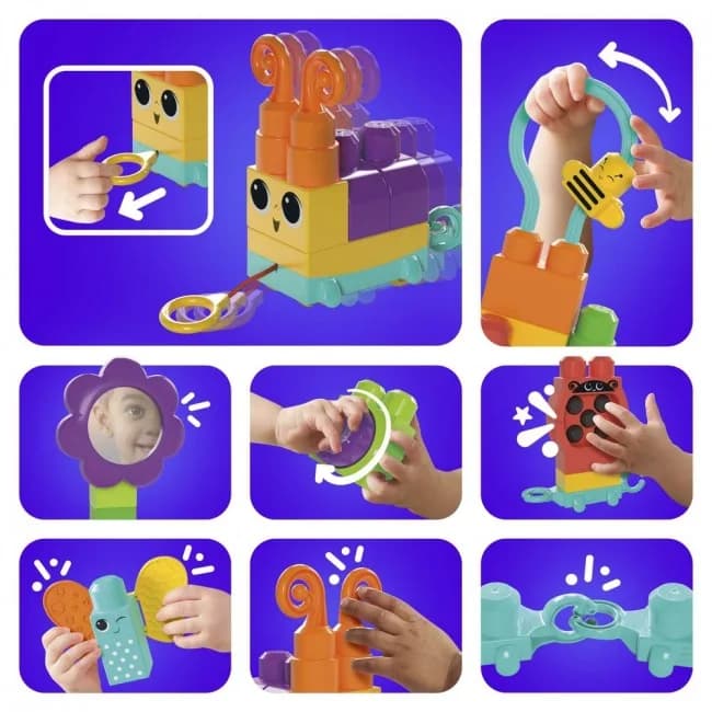 Конструктор MEGA BLOKS Гусениця 30дет HKN44 фото 4 Конструктор MEGA BLOKS Гусениця 30дет HKN44 фото 4