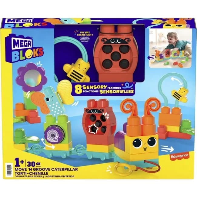 Конструктор MEGA BLOKS Гусениця 30дет HKN44 фото 2 Конструктор MEGA BLOKS Гусениця 30дет HKN44 фото 2