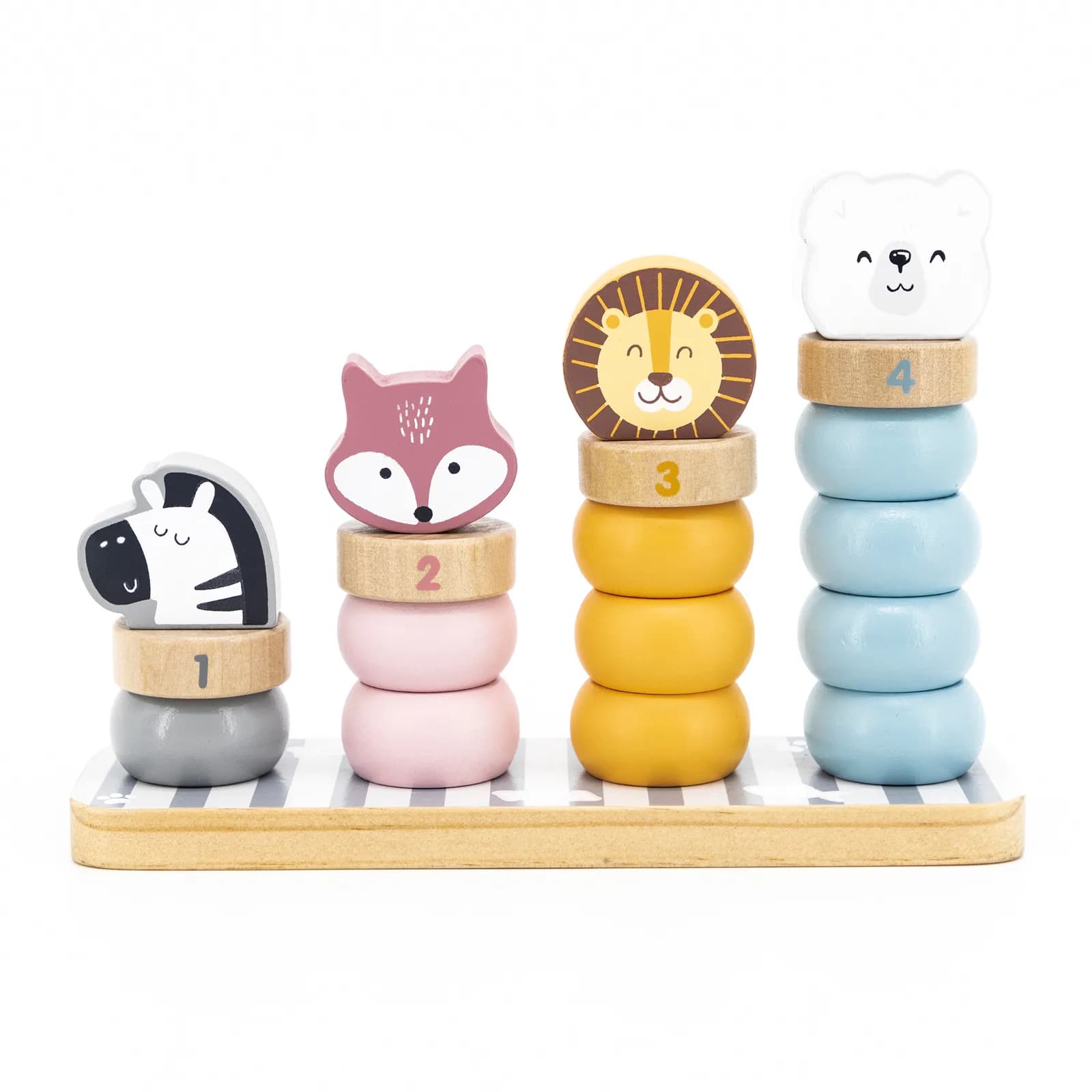 Сортер-пирамидка Viga Toys Зверята 44022 фото 6 Сортер-пирамидка Viga Toys Зверята 44022 фото 6