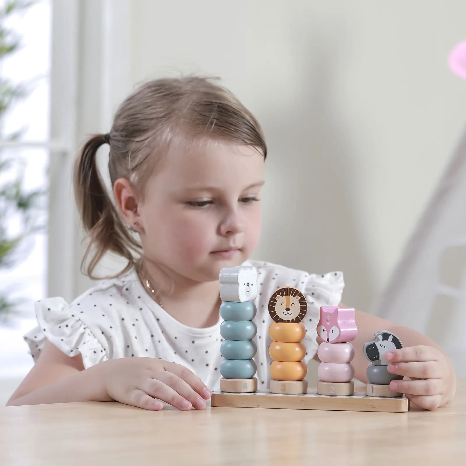 Сортер-пирамидка Viga Toys Зверята 44022 фото 9 Сортер-пирамидка Viga Toys Зверята 44022 фото 9